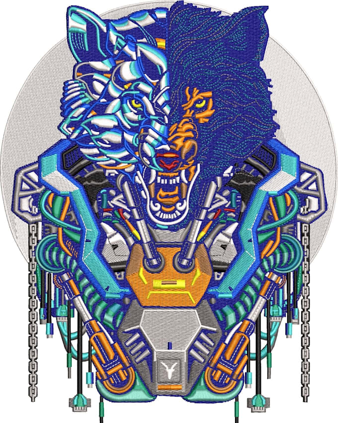 do perfect embroidery digitizing into, dst, pes, jef, emb, files in 1 hour