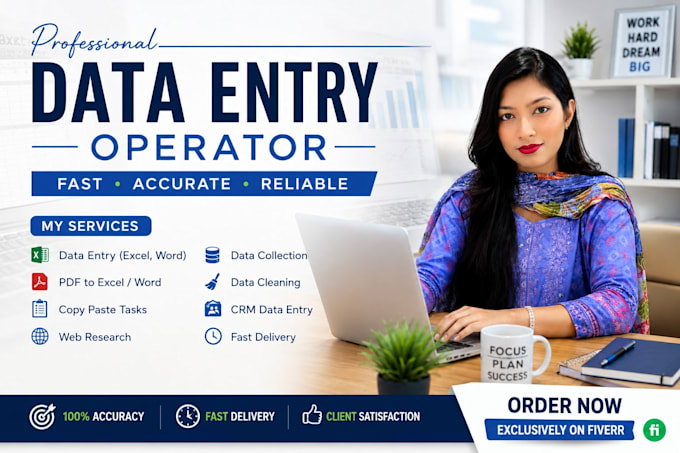 be reliable data entry virtual assistant