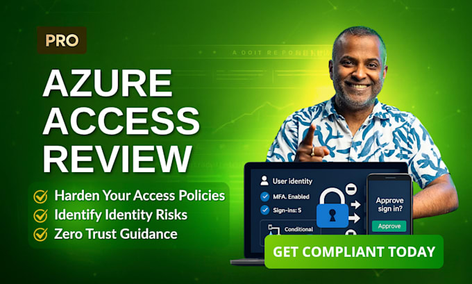 review your azure access setup and recommend security improvements