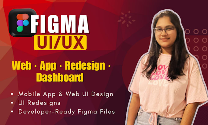 create figma website design, figma landing page, redesign ui
