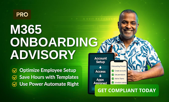review your microsoft 365 onboarding process and suggest improvements