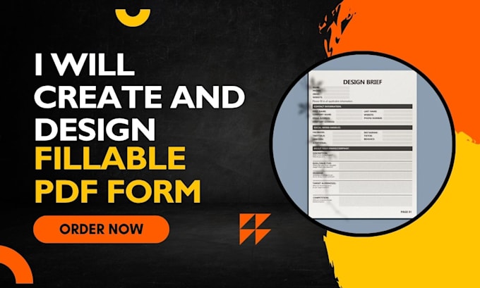 Develop a fillable pdf form with data validations by Yetunde_lat | Fiverr