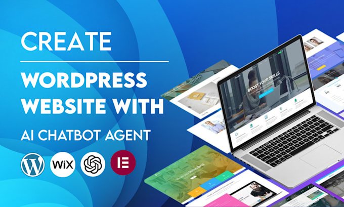 create wordpress ai website design and development with ai chatbot