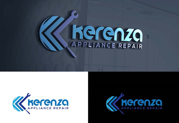 do modern high quality hand draw appliance logo