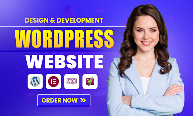 design redesign wordpress website, website development as a full stack developer