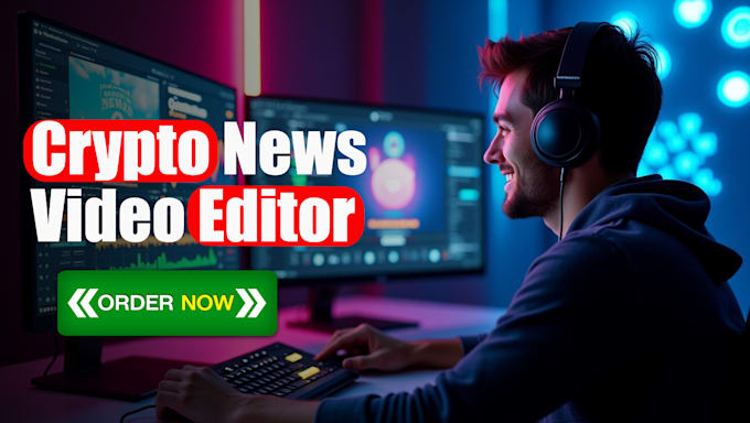 create crypto news video editor for youtube