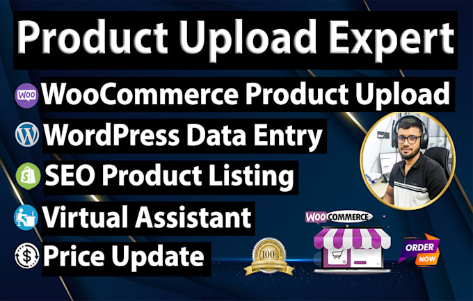 do woocommerce product upload and wordpress data entry