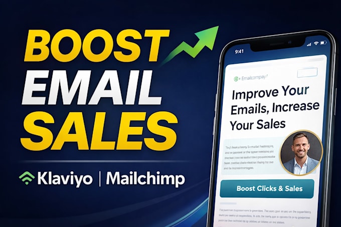 design editable klaviyo, mailchimp, and brevo email template
