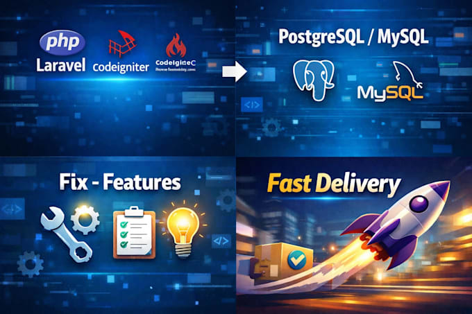 develop a laravel rest API or admin dashboard
