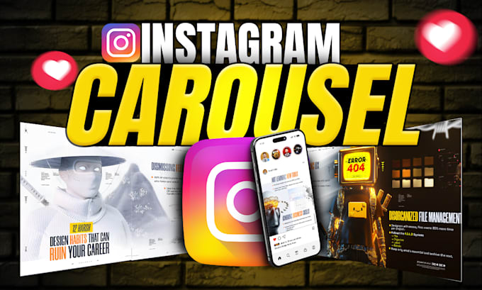 design modern carousel and social media posts banner ads for you