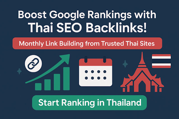 do thai monthly SEO backlinks for top google ranking