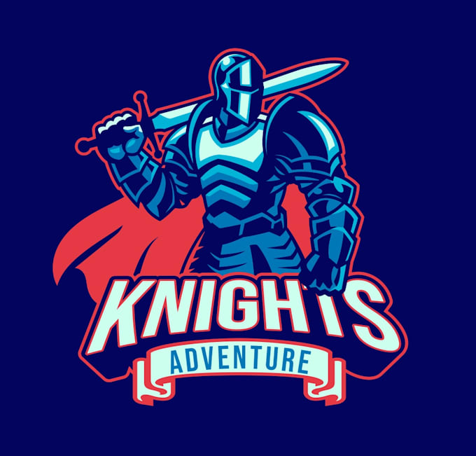 make an amazing knight logo design in one day