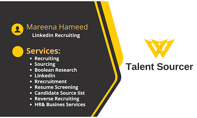 do candidates sourcing, linkedin recruiting and list building