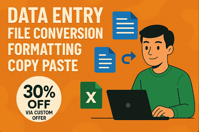 handle typing, formatting, and file conversions professionally