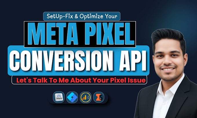 setup or fix meta pixel, facebook conversion API ga4 server side tracking by GTM