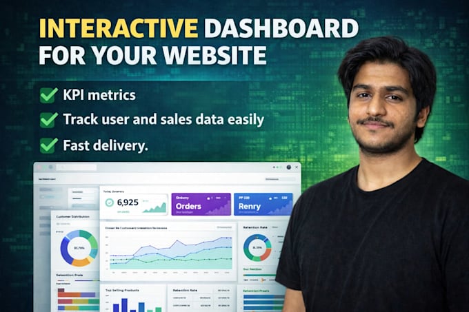 build a custom analytics dashboard with charts and data visualization
