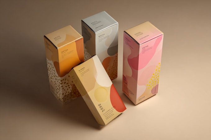 design supplement or hemp product packaging box and label