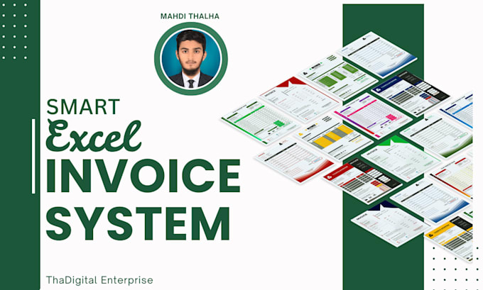 build an auto calculate excel invoice system with forms buttons