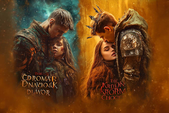 design fantasy, romance and sci fi book covers