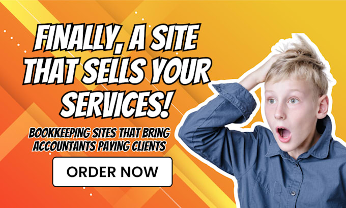 design bookkeeping website to boost accountant visibility and generate leads