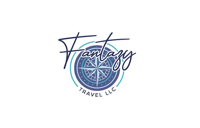 make travel fantasy come fantasy logo design