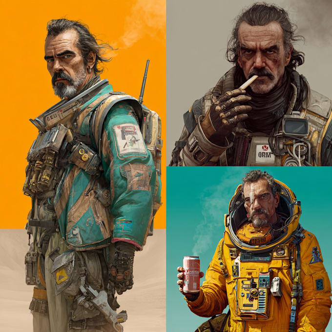 Make a awesome concept art like fantasy, sci fi art by Weapquito | Fiverr