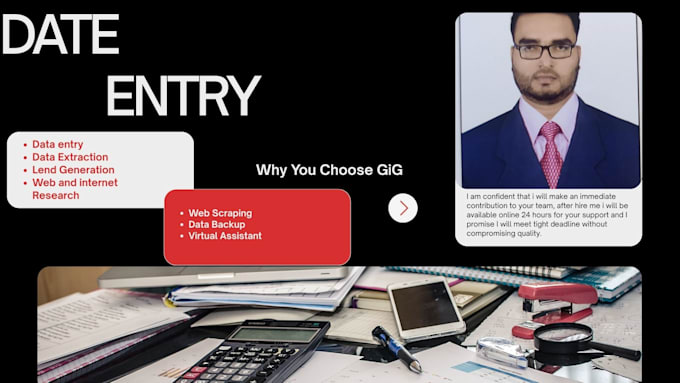 fastest excel data entry, PDF to excel, lead generation,