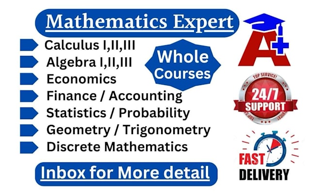 be your experienced math tutor, calculus, algebra and discrete math