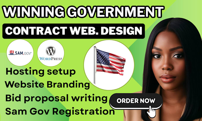 design government contract website wordpress website to win govt contract