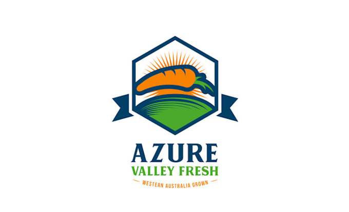 design high resolution vegetable box logo