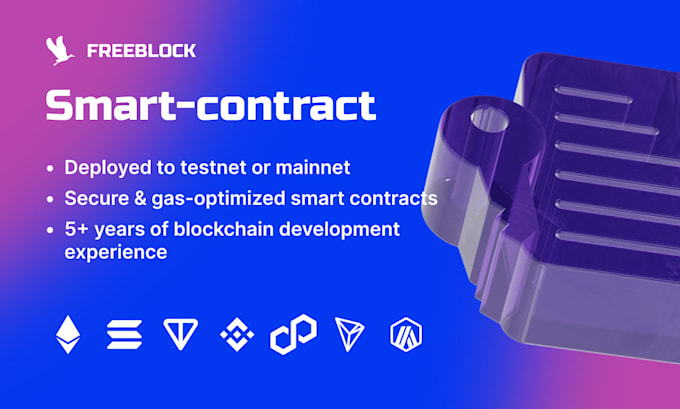 develop a smart contract eth sol ton