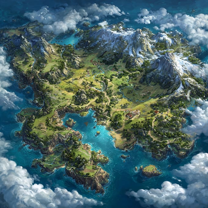 Fantacy Magicmaps Create a fantasy maps for you by Ronelladerson | Fiverr