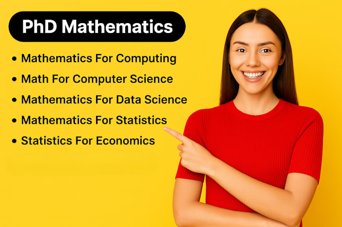 help in mathematics for computing computer data science statistics economics