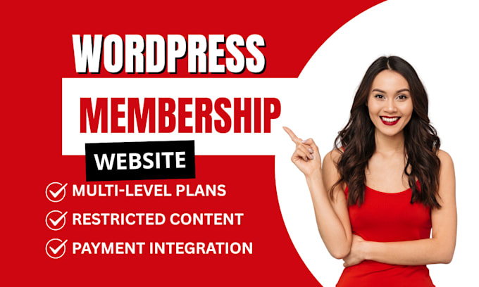 build a membership website or subscription website on wordpress