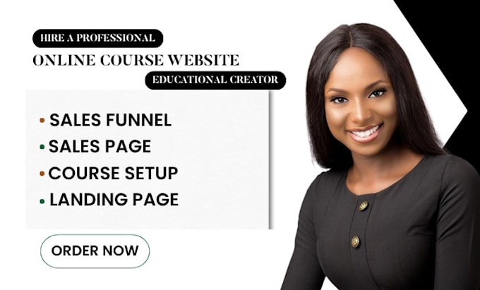 build a professional online course website on thinkfic kajabi