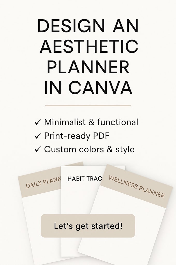 design aesthetic journaling or self care planners in canva
