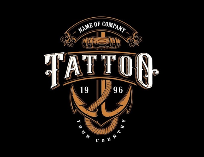 do a proffesional gorgeous tattoo studio logo in short time