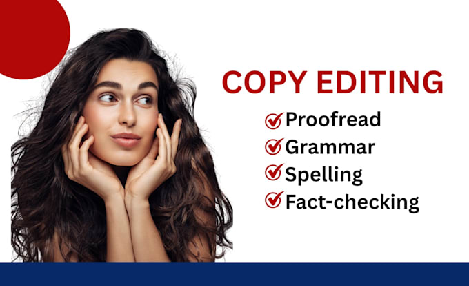 proofread, edit, and rewrite any text as your copywriter in 12 hours