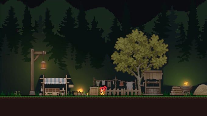 develop a custom 2d pixel art game in unity