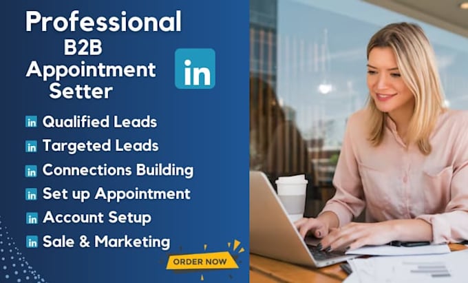 be your b2b appointment setter and linkedin marketing manager