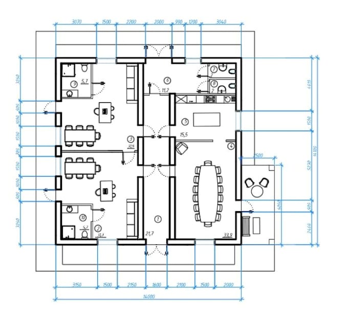 create a detailed floor plan in autocad