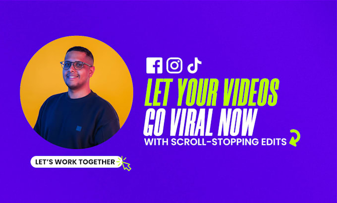 edit viral short form videos for tiktok, reels and shorts