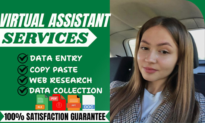 Do data entry, web research, data collection, copy paste, pdf to excel ...