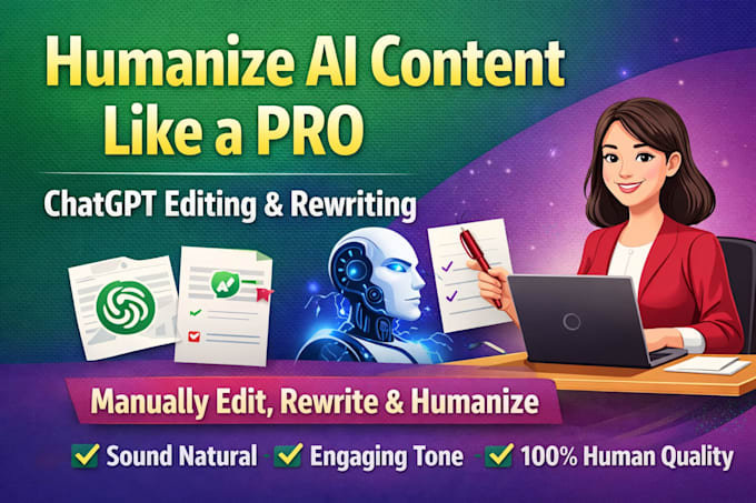 manually edit, rewrite and humanize chatgpt or ai generated content