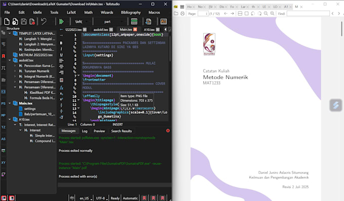 make sleek and professional document in latex
