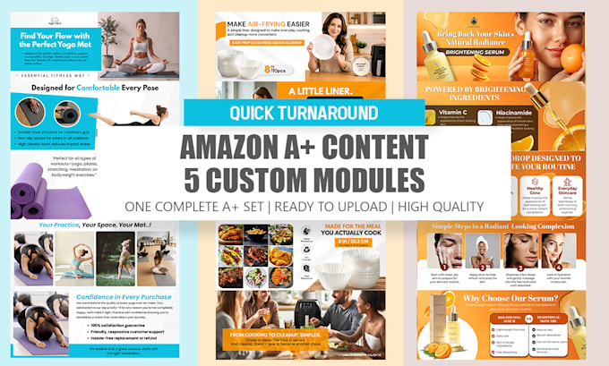 design amazon aplus content and ebc with fast delivery
