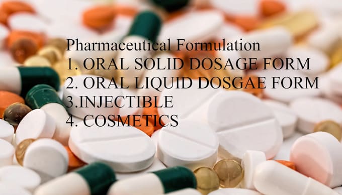 Do all type of pharma formulation and procedure by Misbahulisla616 | Fiverr