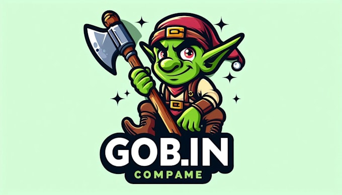 make different goblin cartoon character logo for your company