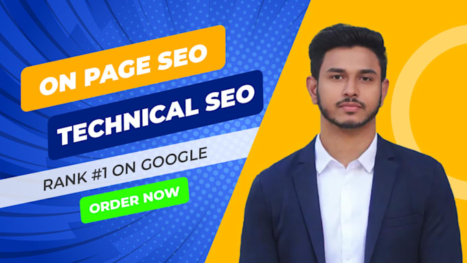do on page SEO and technical optimization for your website