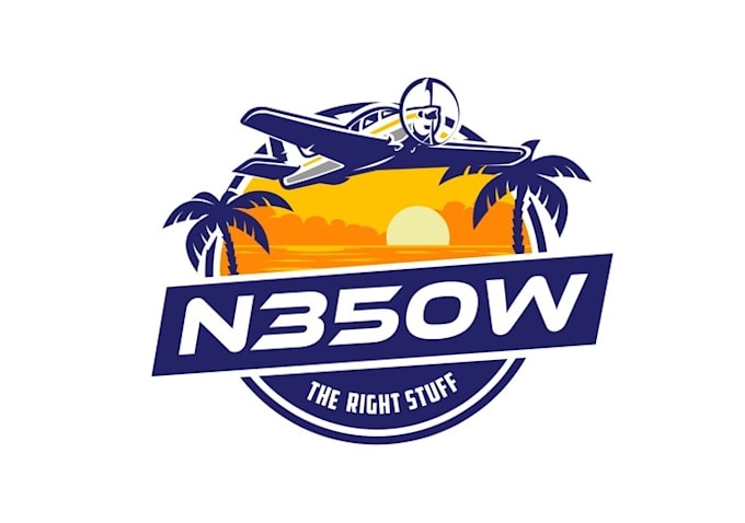 design super important logo for a private plane company